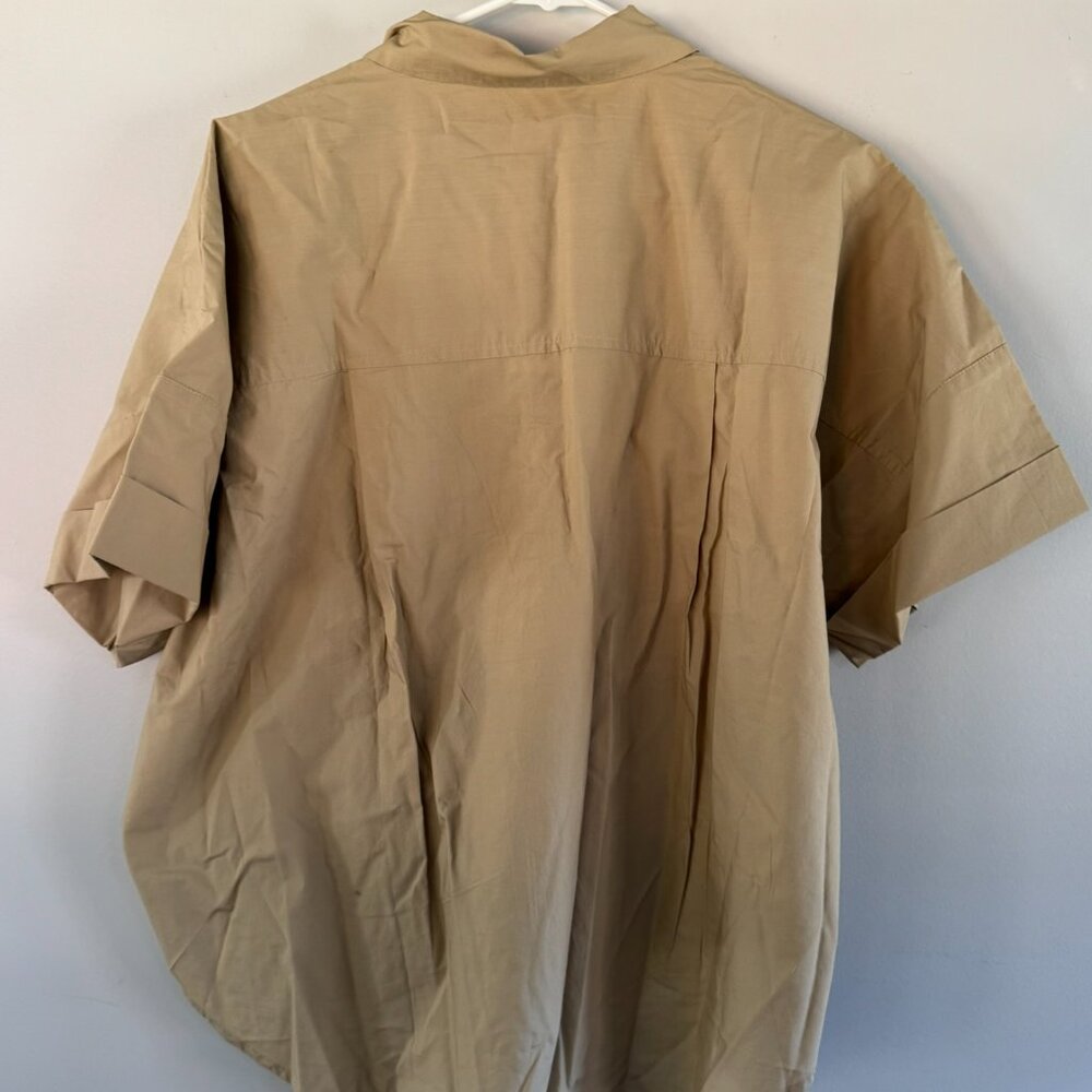 Brand new LOFT Poplin Henley Dolman Everyday Tunic Shirt - Tag still on - Picture 3 of 3